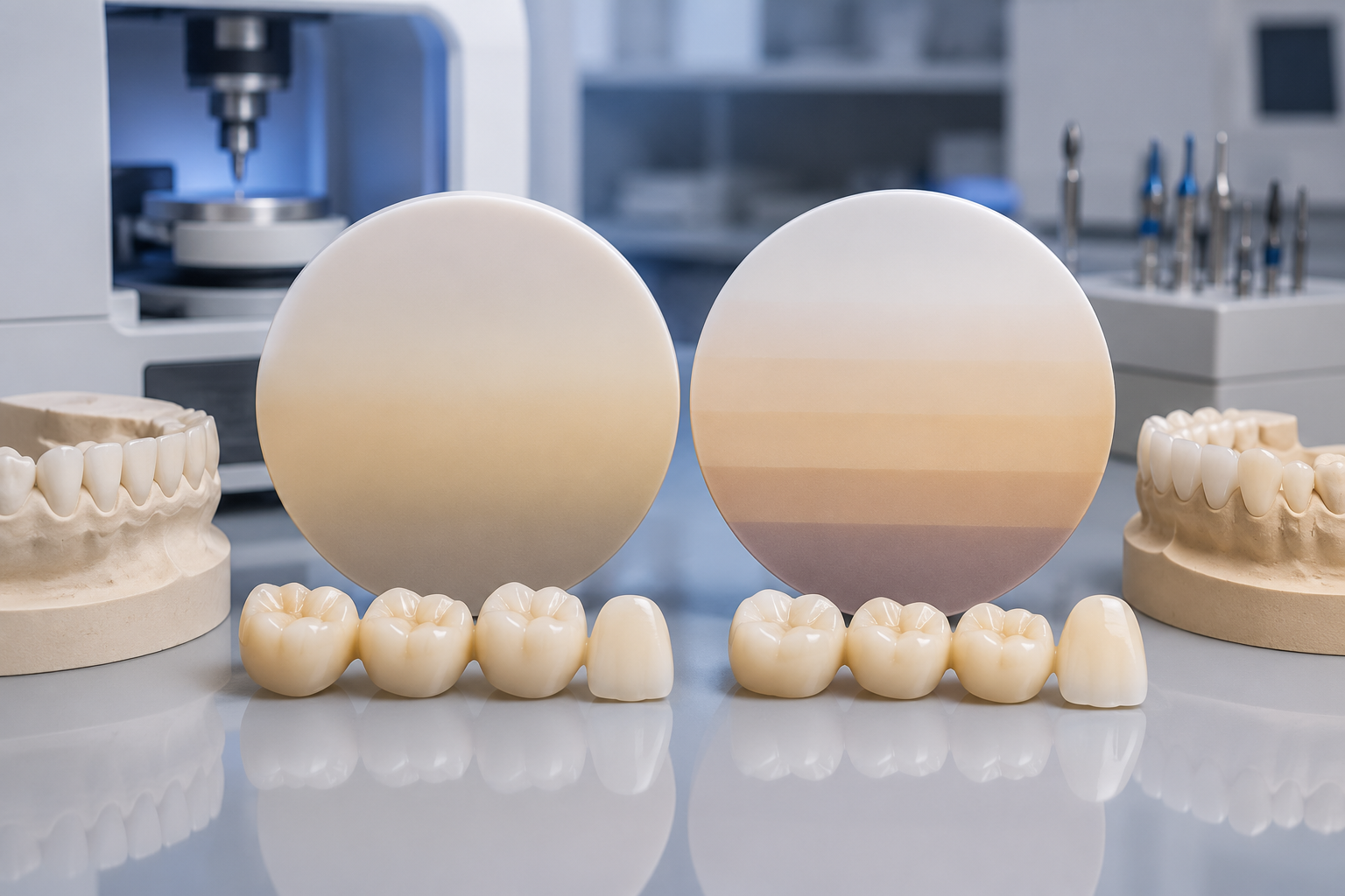 3D Pro Zirconia Gradient vs. Standard Multilayer Gradient Is There a Visible Difference in the Final Crown