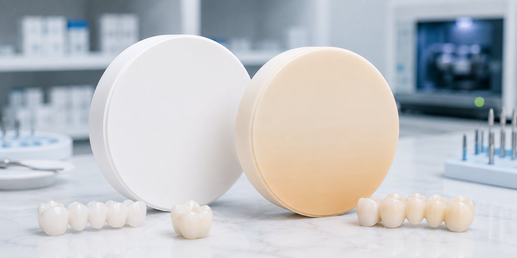 How to Choose Between HT White Zirconia and Pre-Shaded Zirconia Discs