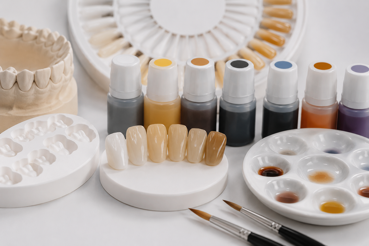 How to Choose the Right Aidite Biomic Stain for Different Zirconia Shades