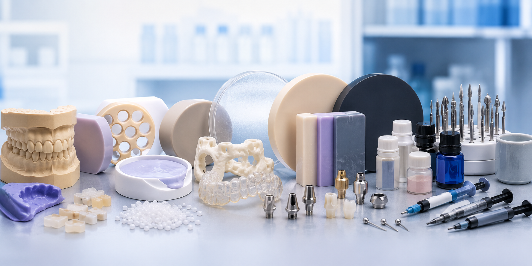 Top 8 Materials Used in Modern Dental Labs