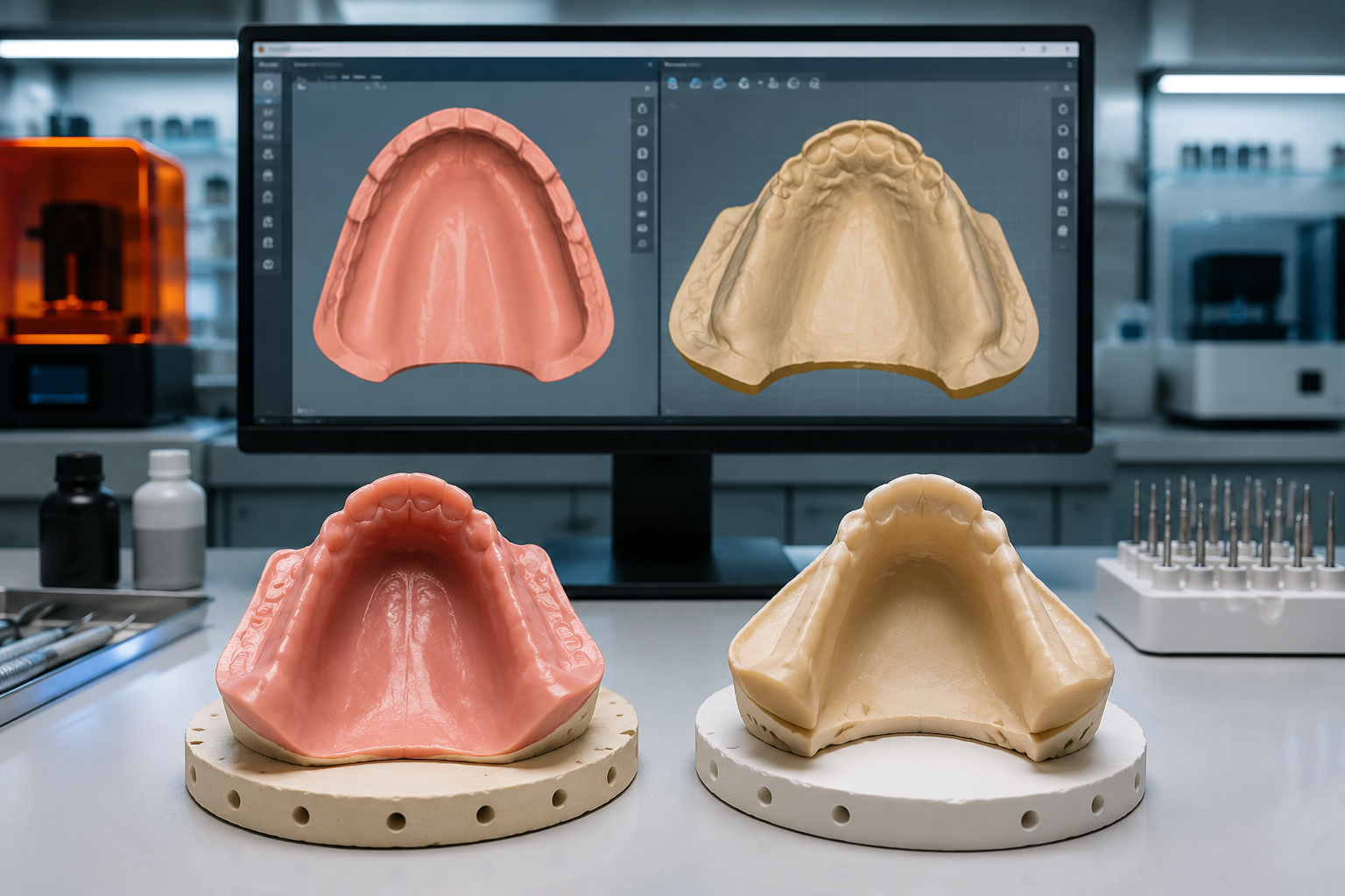 What Is the Difference Between a Full Denture Base and an Immediate Denture Base in CAD Design