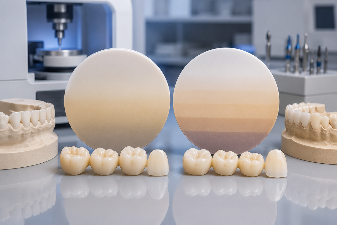 3D Pro Zirconia Gradient vs. Standard Multilayer Gradient Is There a Visible Difference in the Final Crown 