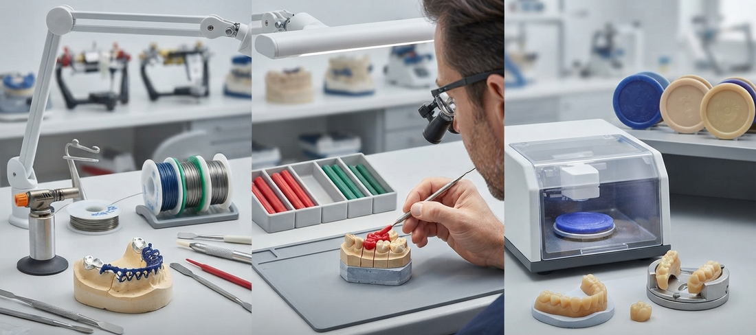 Dental Wax Types: Casting, Modeling and Milling Wax, and When Labs Use Each