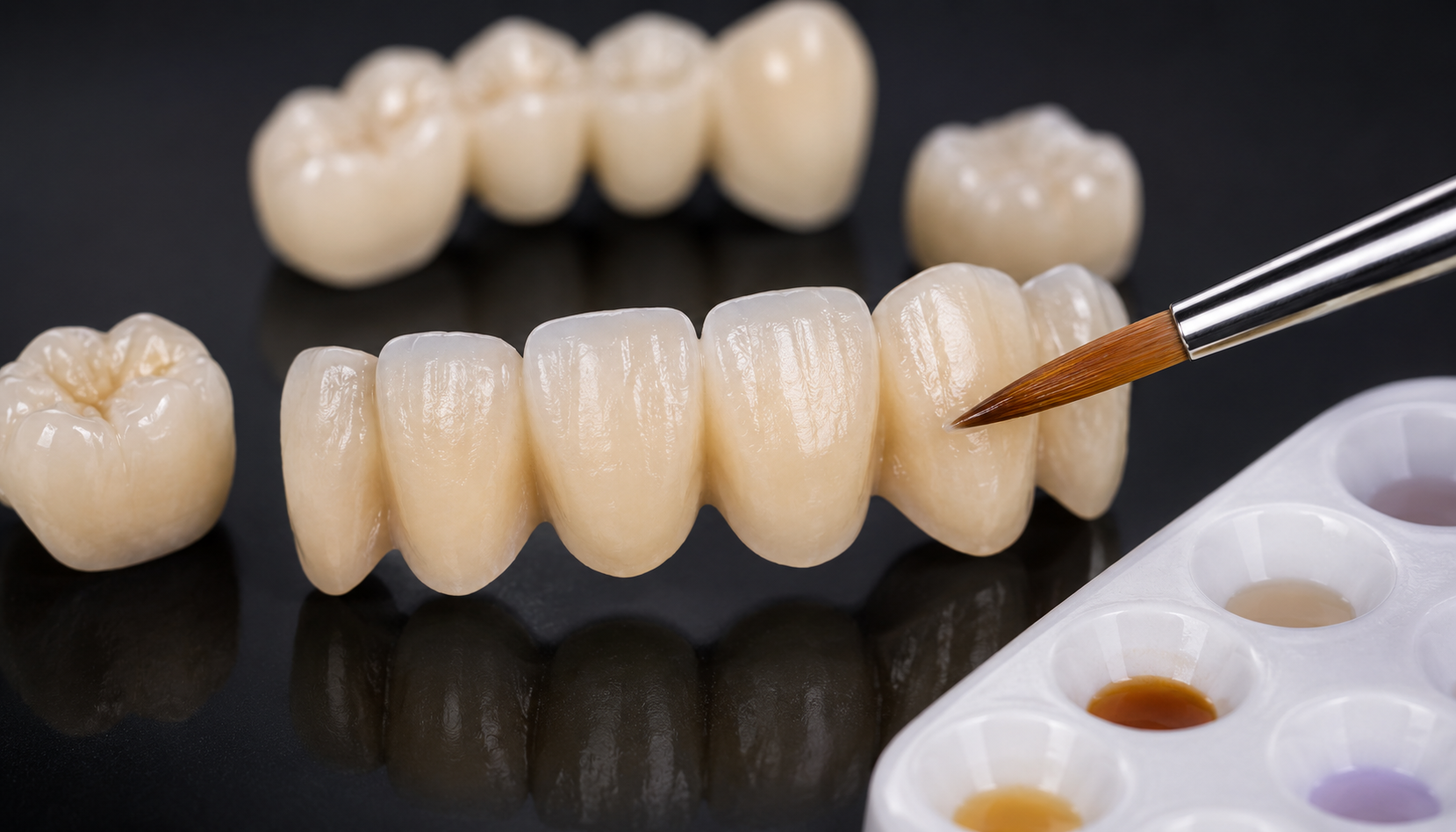 How Stain and Glaze Can Improve the Natural Appearance of Zirconia Restorations