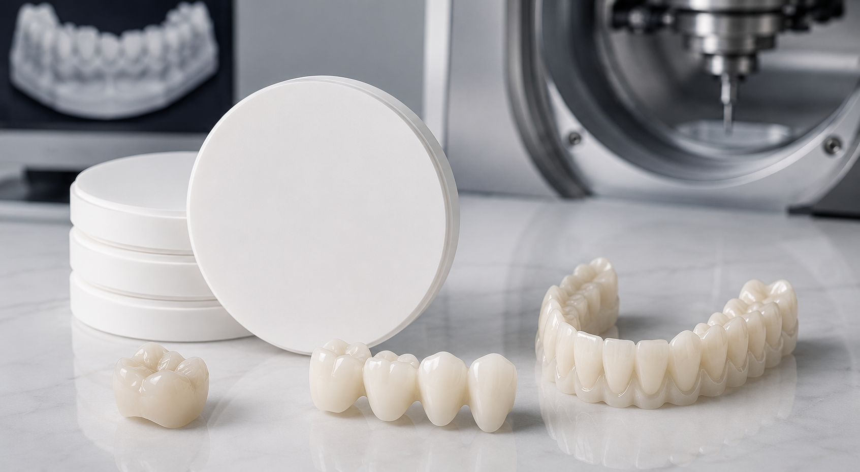 How to Choose the Right Zirconia Disc for Single Crowns, Bridges, and Full-Arch Restorations