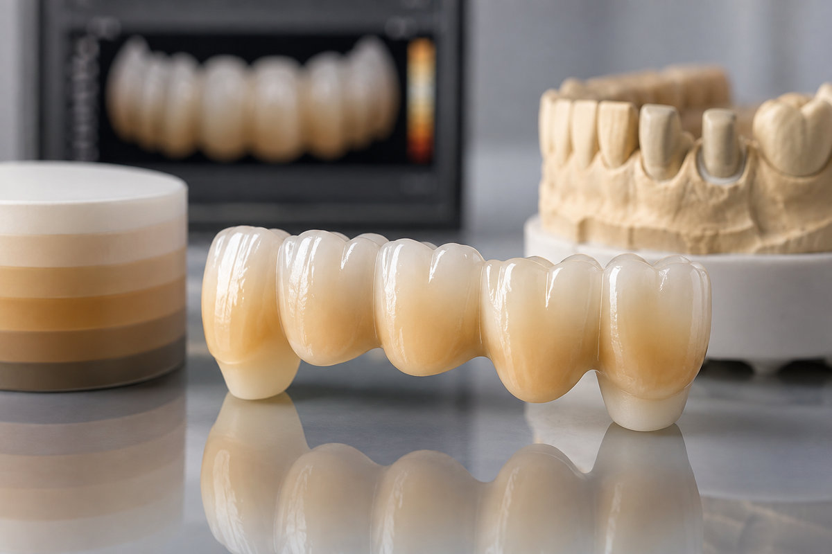 How to Maintain the Natural Gradient Across an ST Multilayer Zirconia Bridge