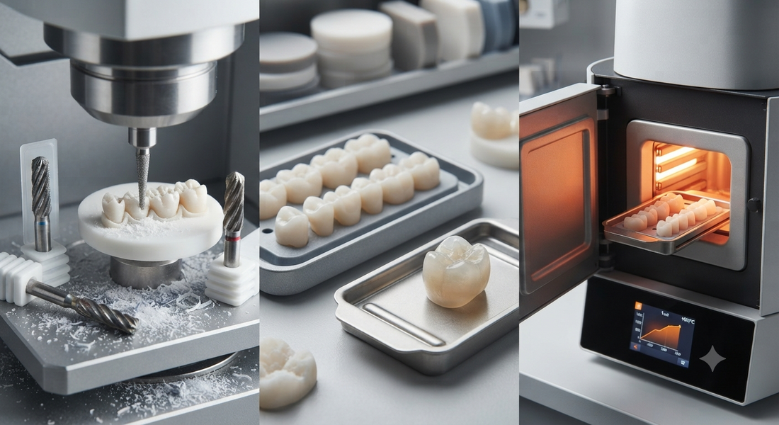Milling Burs & Sintering Settings for Zirconia: Tool Life, Chipping, Shade Accuracy
