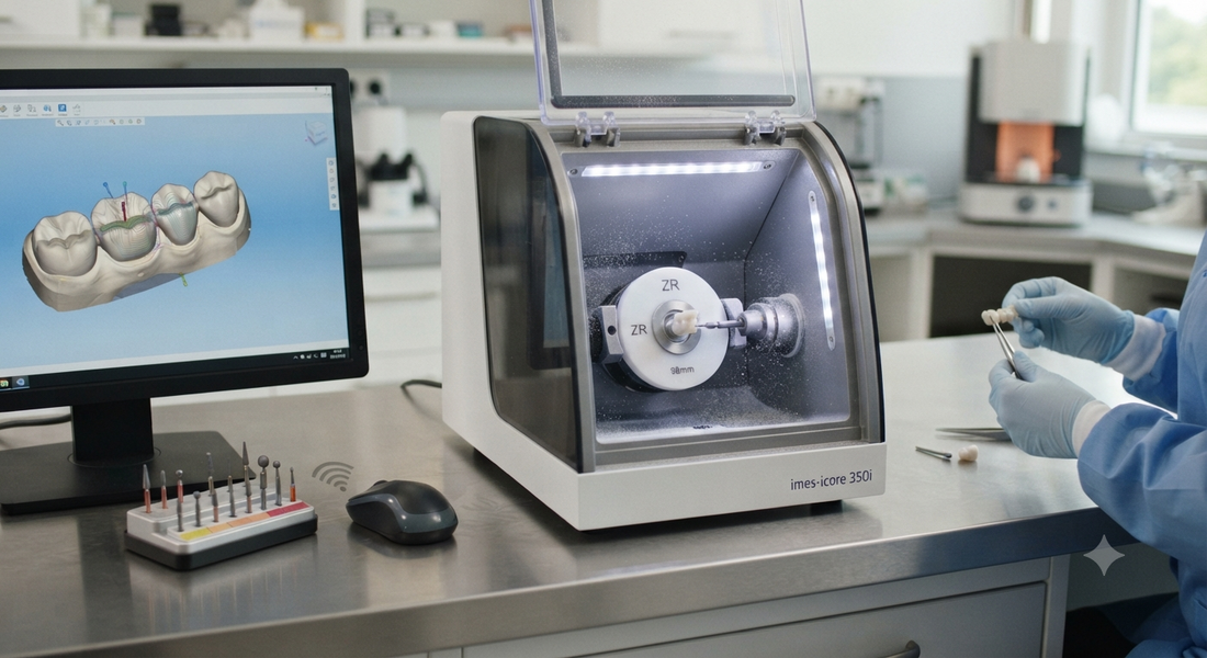 Zirconia Milling: CAD/CAM Workflow, Tool Selection & Common Milling Errors